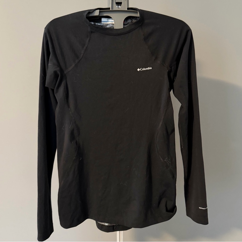 Columbia Omni-Wick Performance Long Sleeve Base Layer Shirt in Black - Picture 5 of 6